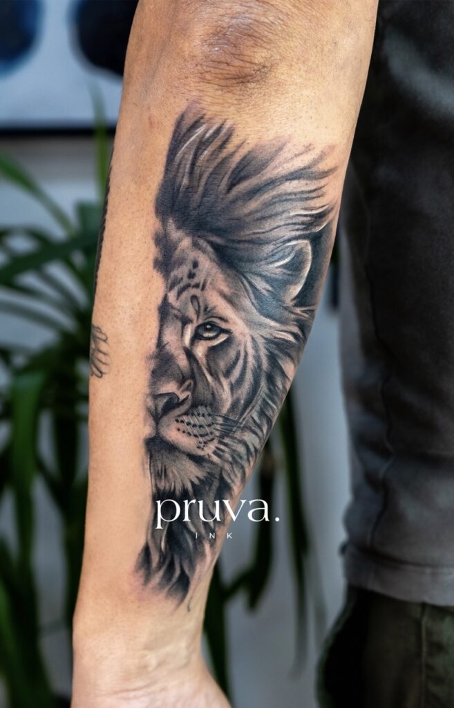 beylikdüzü dövme - aslan dövmesi