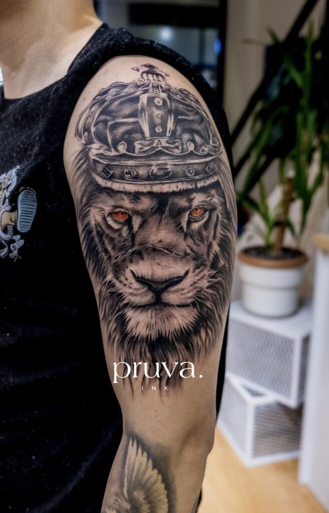 beylikdüzü dövme - aslan kral